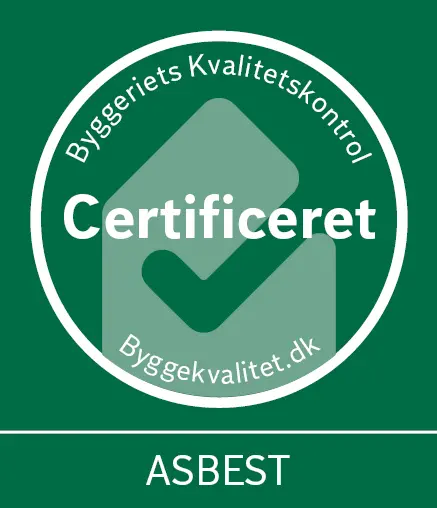 Vi er tilknyttet Byggeriets Kvalitetskontrol